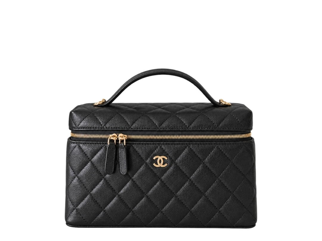 Chanel Chanel LP Vanity 23cm Caviar Black