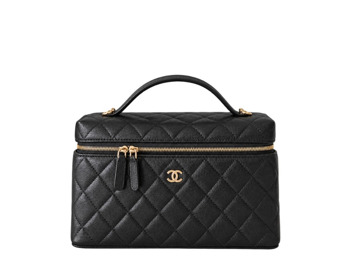 Chanel Chanel LP Vanity 23cm Caviar Black