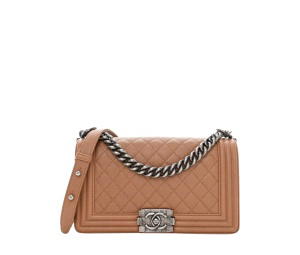Buy Chanel Medium Boy Flap Light Brown at Sasom – Authentic and Ready to Ship