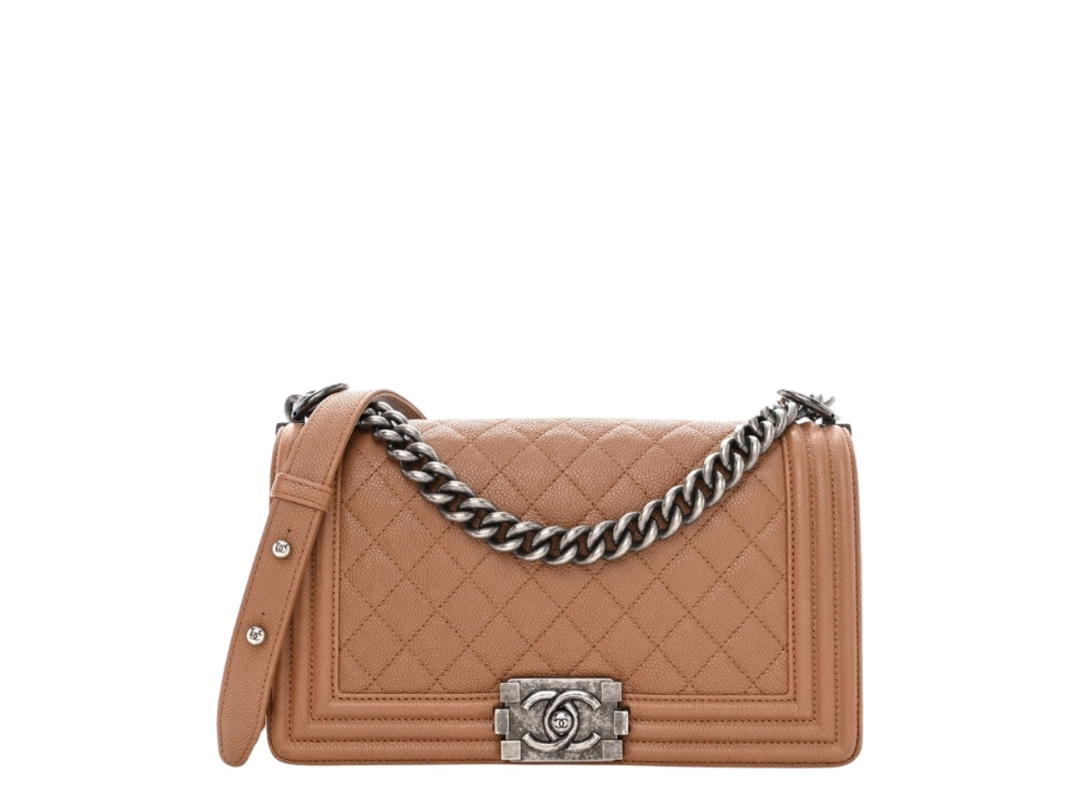 Chanel Chanel Medium Boy Flap Light Brown