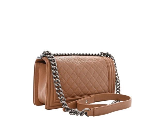 Chanel Chanel Medium Boy Flap Light Brown - view 2