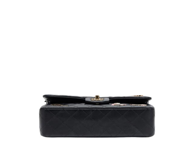 Chanel Chanel Medium Classic Double Flap Bag Hollywood Charms Black - view 4