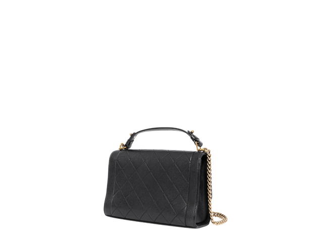 Chanel Chanel Matelasse Chain Shoulder Bag In Gold Hardware With Black - view 2