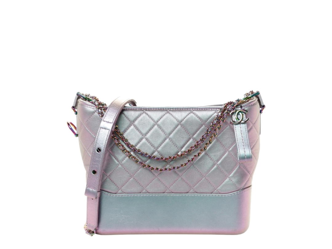 Chanel Chanel Medium Gabrielle Hobo Crossbody Bag Light Purple