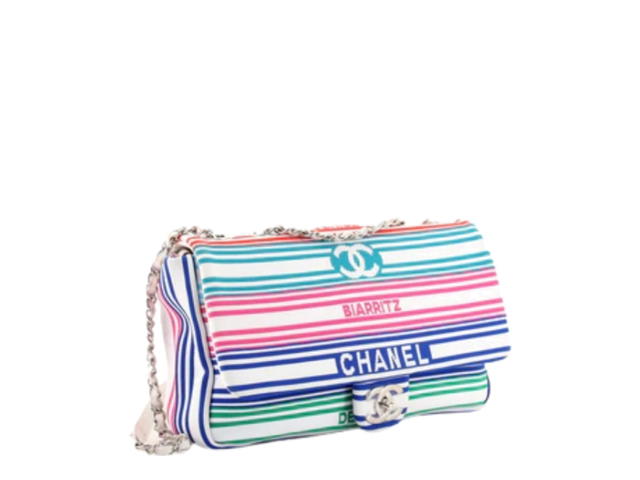 Chanel Chanel Medium Venise Biarritz Flap Bag Stripes Multicolor - view 2