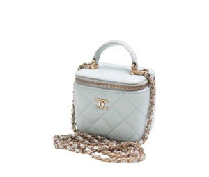 Buy Chanel Mini Vanity Lamb Ghw  Blue at Sasom – Authentic and Ready to Ship