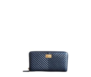 Buy Chanel Reissue 2.55 Zippy Long Wallet Navy at Sasom – Authentic and Ready to Ship