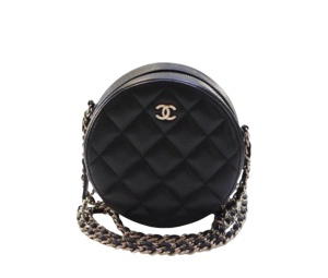 Buy Chanel Round Chain Clutch Ghw Black at Sasom – Authentic and Ready to Ship