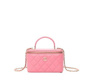 Buy Chanel Vanity Rectangular Top Handle Pink at Sasom – Authentic and Ready to Ship