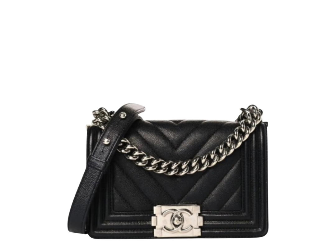 Chanel Chanel Small Boy 8 Flap Black