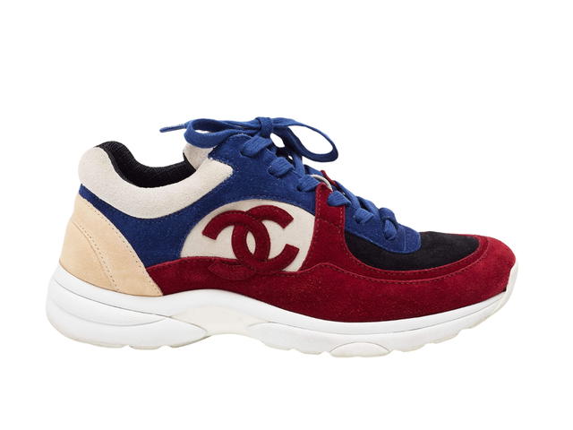 Chanel Chanel CC Logo Trainer Suede Multicolor (Women's) - view 1