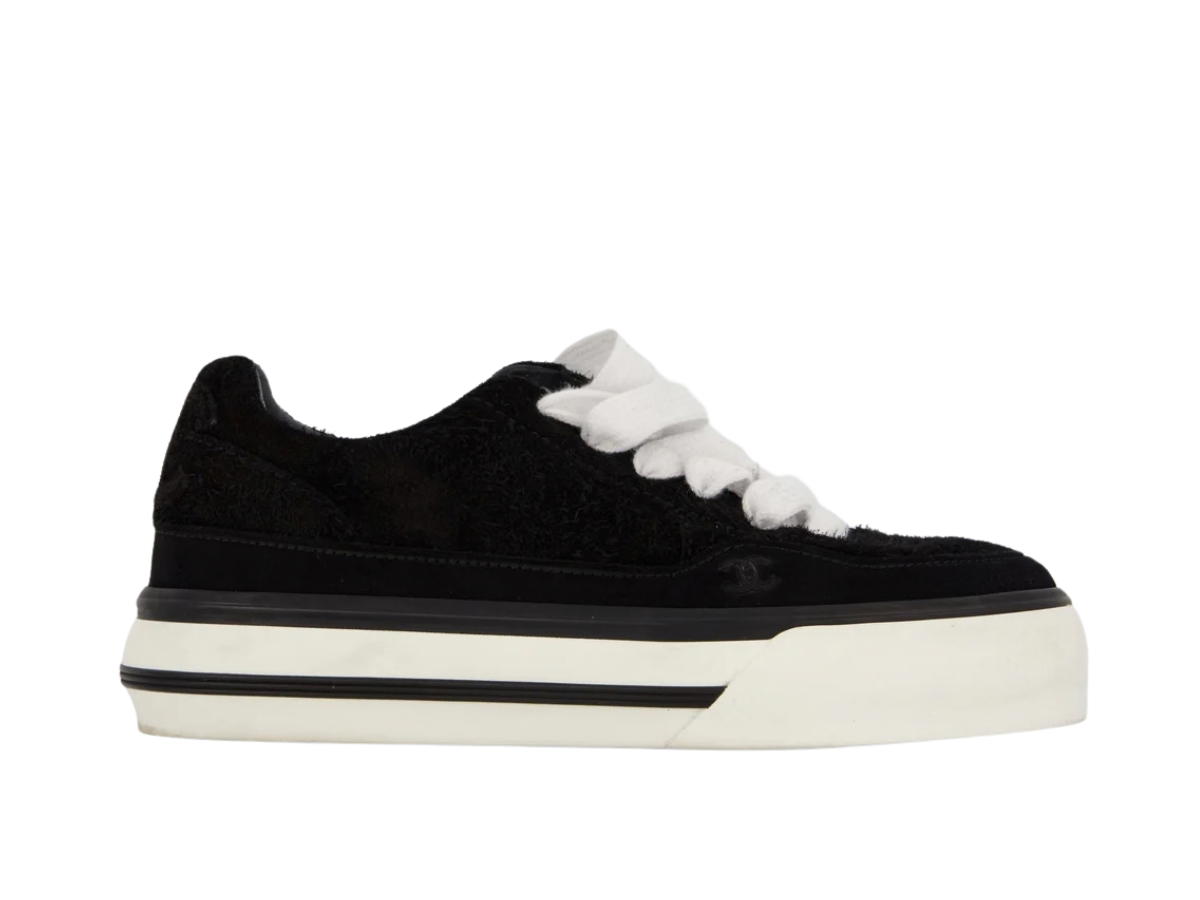 Chanel Chanel Suede Trainers Black