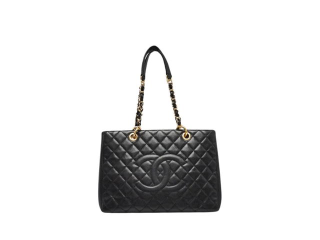 Chanel Chanel Grand Shopping Tote Bag Black Caviar Leather - view 1