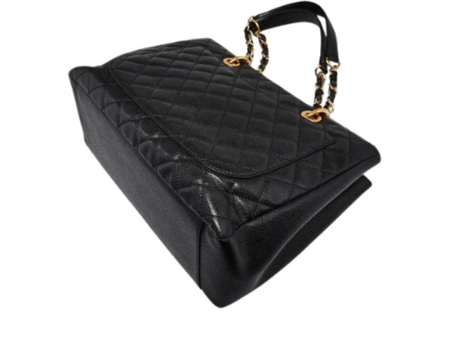 Chanel Chanel Grand Shopping Tote Bag Black Caviar Leather - view 2