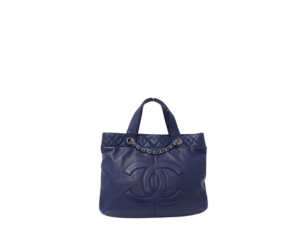 Chanel Chanel Matelasse Tote Bag Navy