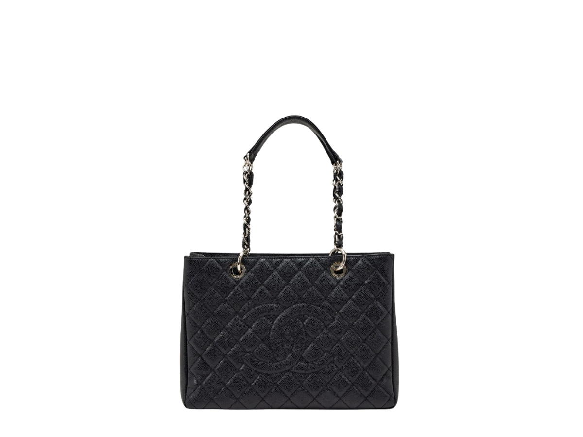 Buy Chanel Timeless Grand Shopping Tote Black Silver at Sasom – Authentic and Ready to Ship