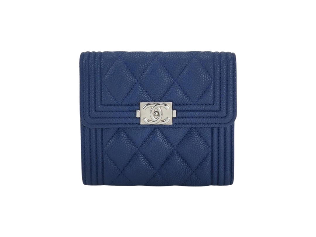 Chanel Chanel Boy Chanel Flap Wallet Blue