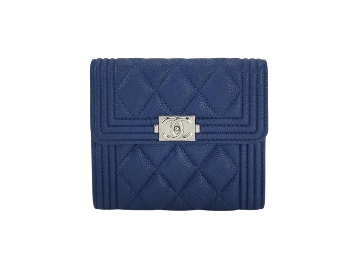 Chanel Chanel Boy Chanel Flap Wallet Blue