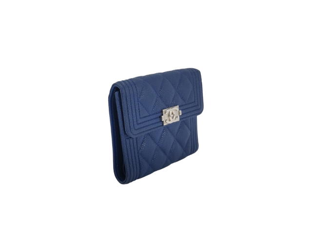 Chanel Chanel Boy Chanel Flap Wallet Blue - view 2