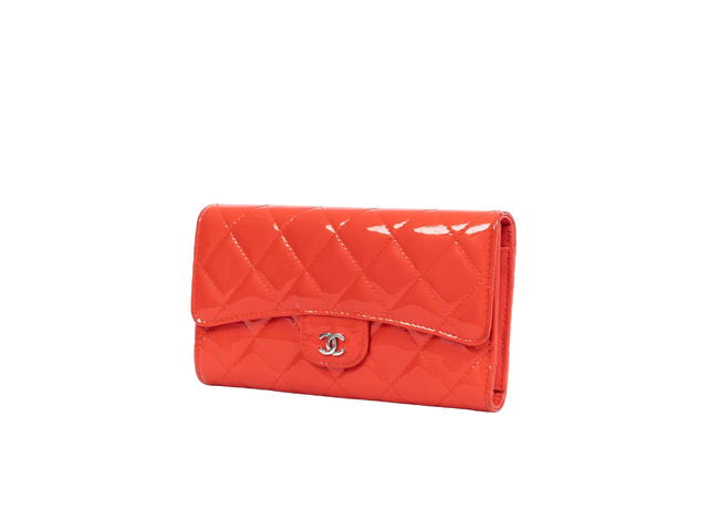 Chanel Chanel Classic Flap Long Wallet In Orange - view 2