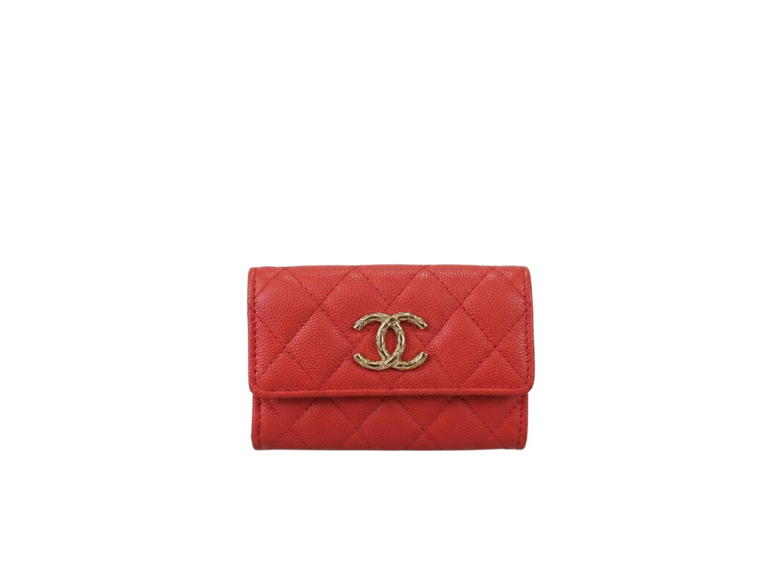 Chanel Chanel Card Holder Orange
