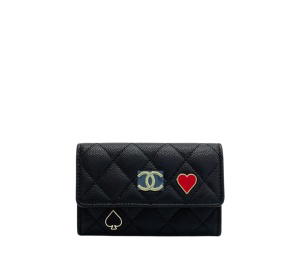 Buy Chanel Heart Classic Card Holder Black at Sasom – Authentic and Ready to Ship