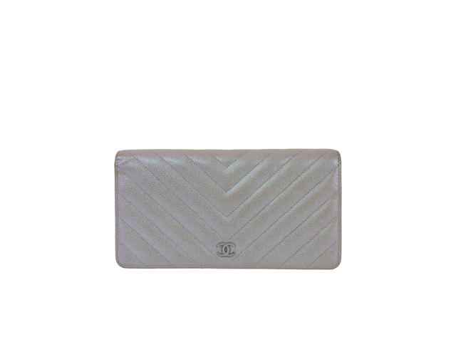 Chanel Chanel Long Wallet Gold Metallic - view 1