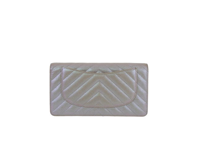 Chanel Chanel Long Wallet Gold Metallic - view 2