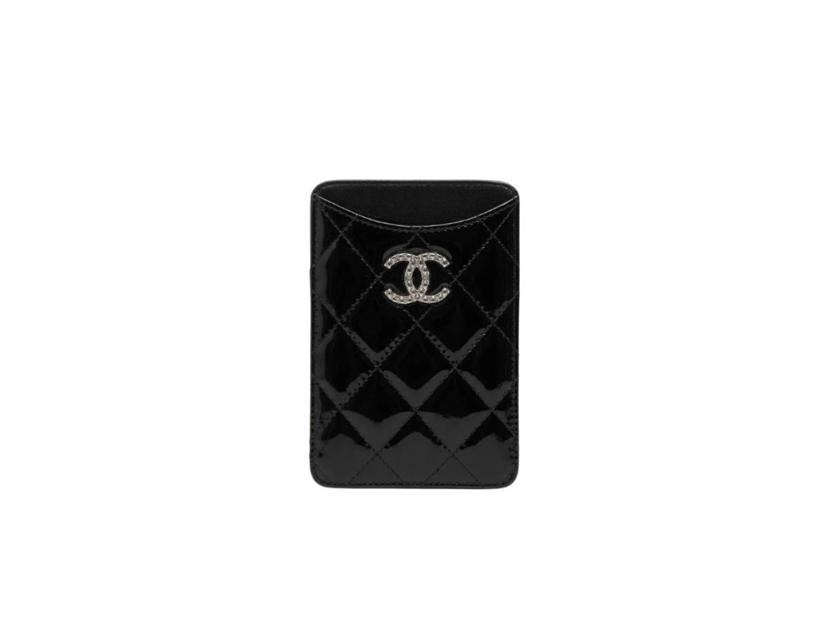 Chanel Chanel Patent Wallet Black