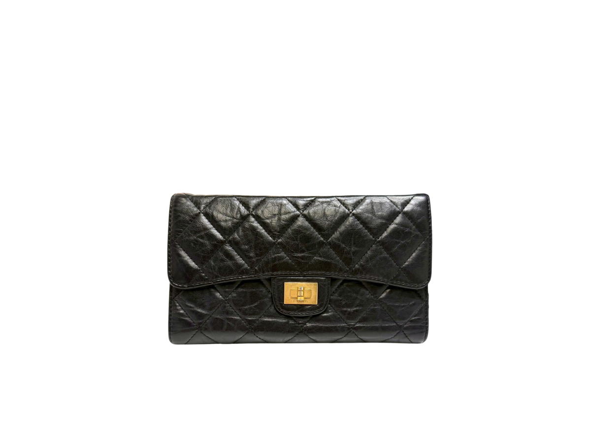 Chanel Chanel Reissue Tri-fold Wallet Black