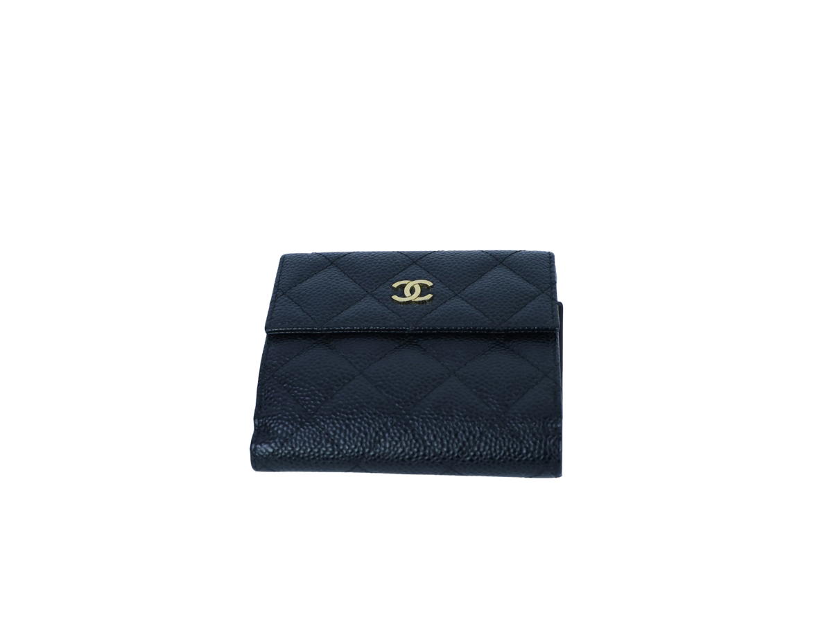 Chanel Chanel Square Wallet  Black