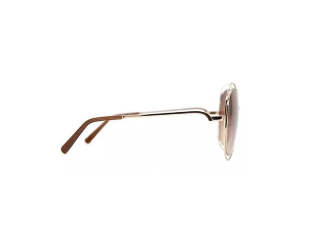 Chloé Chloé CE119S Carlina Sunglasses In Gold Frame With Peach Gradient Lenses - view 3