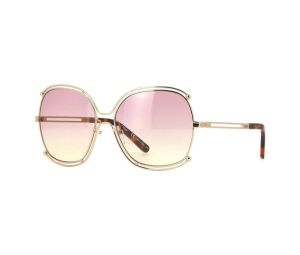Buy Chloé CE129S Isidora Sunglasses In Gold Frame With Rose-Honey Gradient Lenses at Sasom – Authentic and Ready to Ship