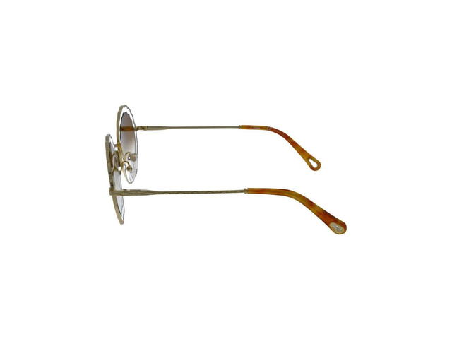 Chloé Chloé CE147S Sunglasses In Gold Frame With Brown Gradient Lenses - view 3