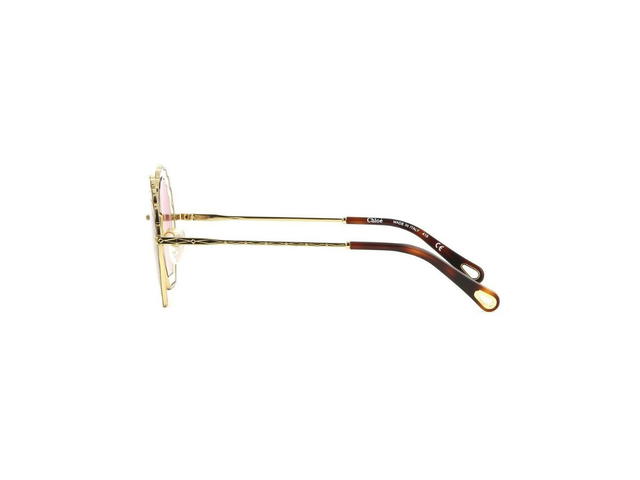 Chloé Chloé CE147S Sunglasses In Gold Frame With Pink Gradient Lenses - view 3