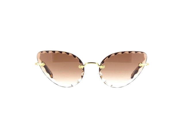 Chloé Chloé CE157S Rosie Sunglasses In Gold Frame With Brown Gradient Lenses - view 2