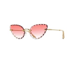 Buy Chloé CE157S Rosie Sunglasses In Gold Frame With Red Gradient Lenses at Sasom – Authentic and Ready to Ship