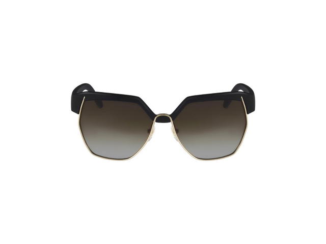 Chloé Chloé CE665S Dafne Sunglasses In Black-Gold Frame With Grey Gradient Lenses - view 2