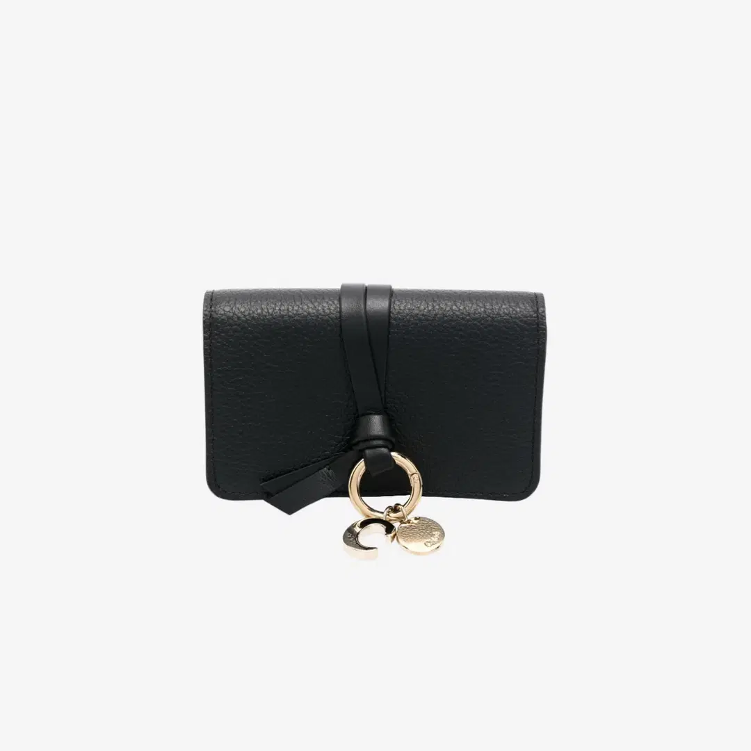 Chloé Chloe Alphabet Card Holder Black