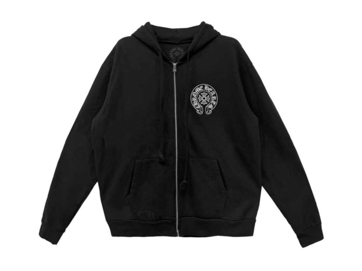 Chrome Hearts Chrome Hearts Osaka Exclusive Horseshoe Zip Up Hoodie Black