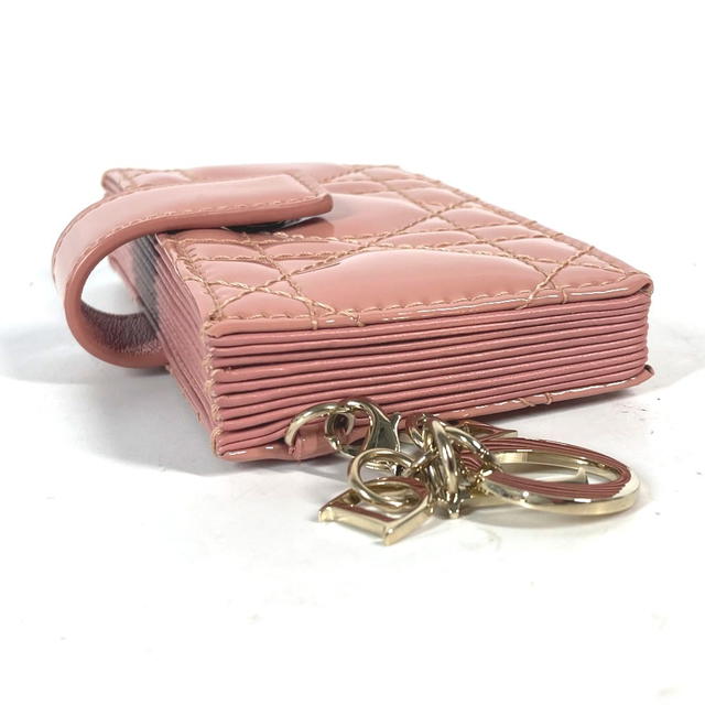 Dior CHRISTIAN DIOR Cannage Lady Dior card holder case accordion enamel Card Case - view 4