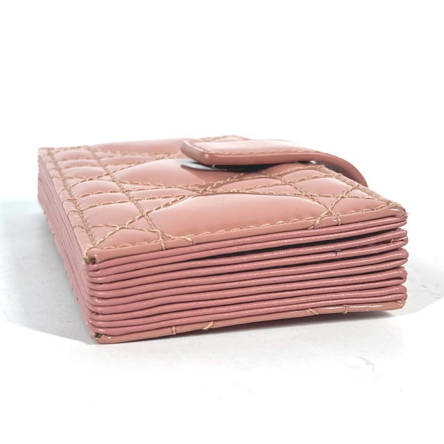 Dior CHRISTIAN DIOR Cannage Lady Dior card holder case accordion enamel Card Case - view 5