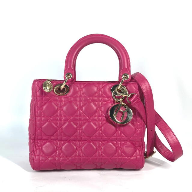 Dior CHRISTIAN DIOR Lady dior Tote Bag Shoulder Bag 2WAY Bag Hand Bag - view 2