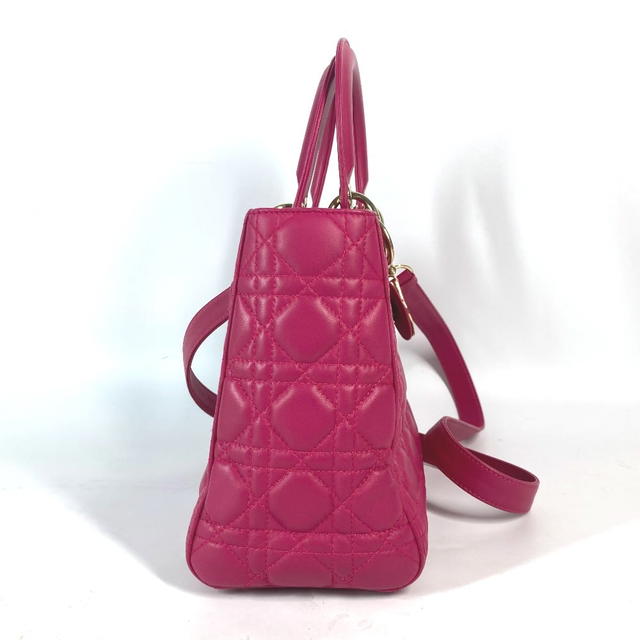 Dior CHRISTIAN DIOR Lady dior Tote Bag Shoulder Bag 2WAY Bag Hand Bag - view 4