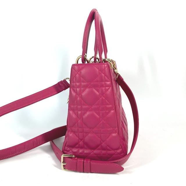 Dior CHRISTIAN DIOR Lady dior Tote Bag Shoulder Bag 2WAY Bag Hand Bag - view 5