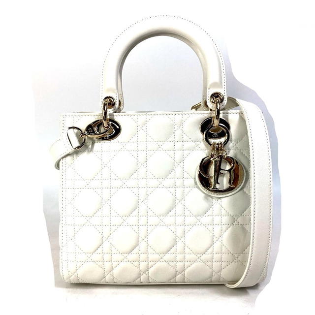 Dior CHRISTIAN DIOR M0565ONGE_M030 LADY DIOR Cannage Medium 2WAY Hand Bag Unused - view 2