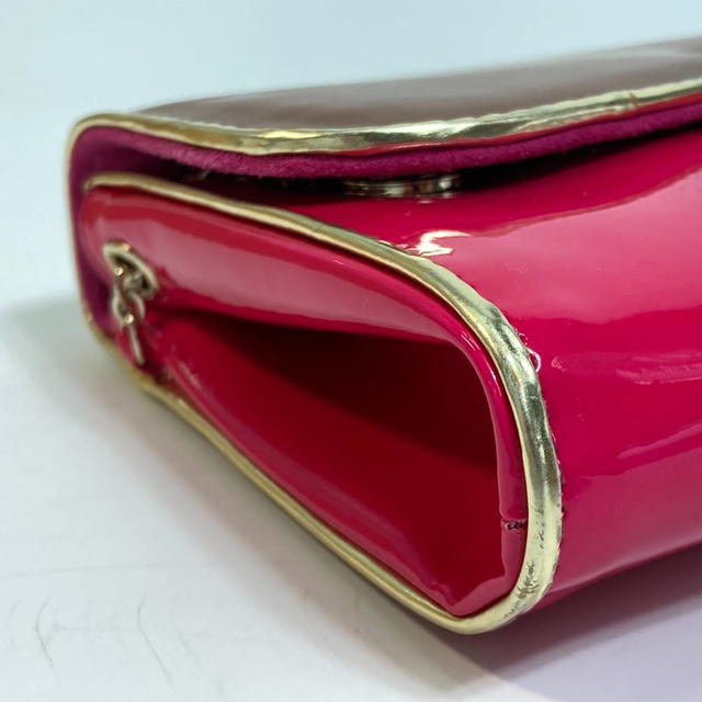 Christian Louboutin CHRISTIAN LOUBOUTIN 1120586 Bicolor Riviera Clutch Bag Hand Bag Brown/Pink - view 5