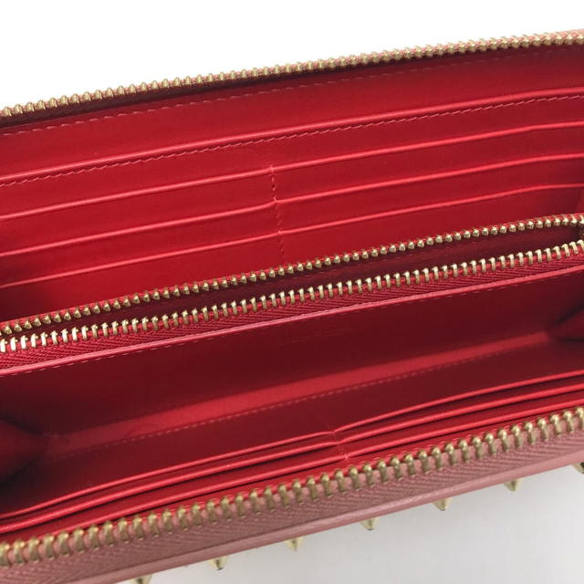 Christian Louboutin CHRISTIAN LOUBOUTIN 1165065 Panettone spike studs Zip Around Long Wallet Pink - view 4