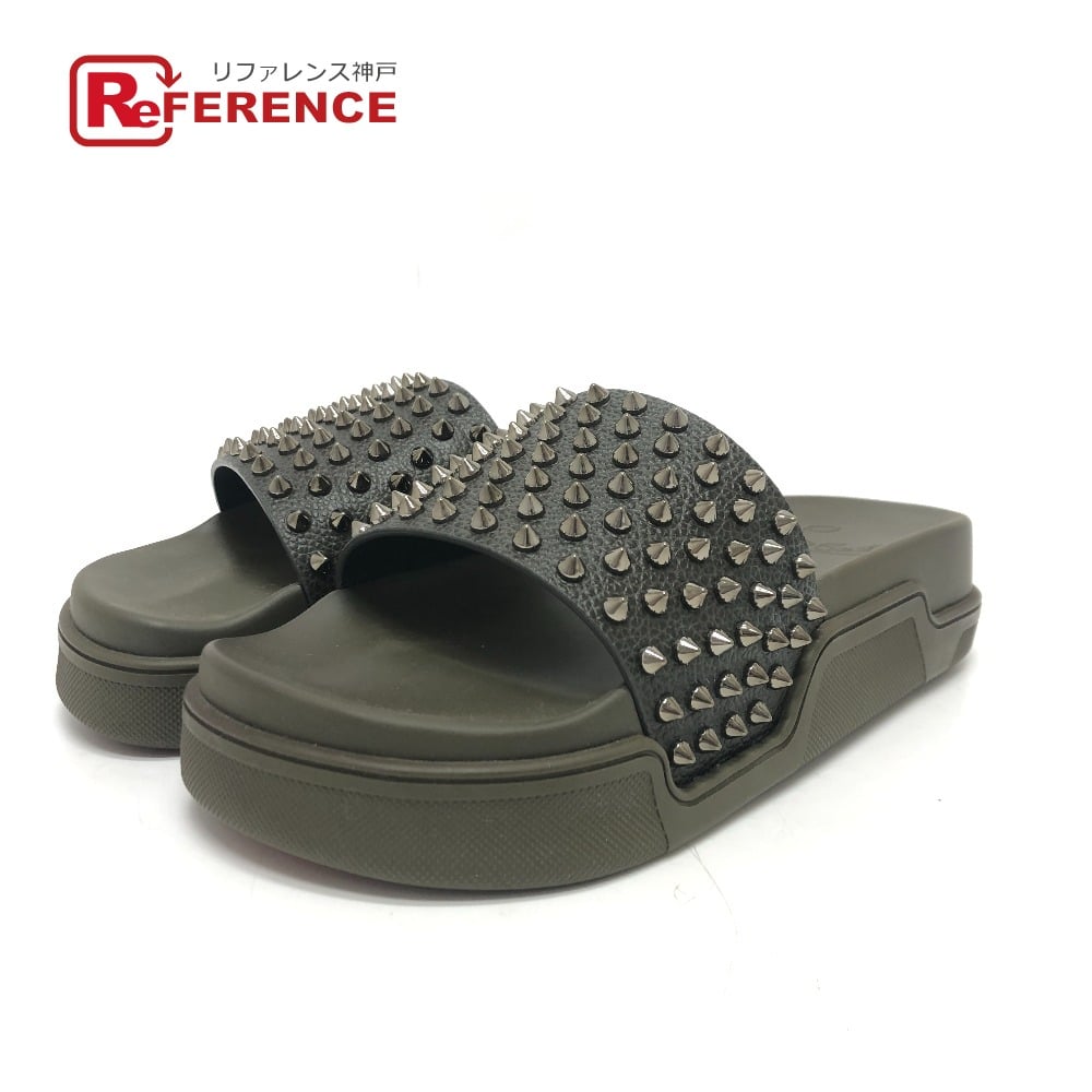 Christian Louboutin Christian Louboutin 1211099 Full Fun Slippers Spikes Shoes Sandals Unused