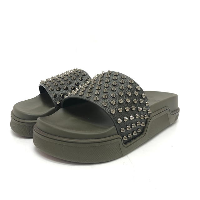 Christian Louboutin Christian Louboutin 1211099 Full Fun Slippers Spikes Shoes Sandals Unused - view 2